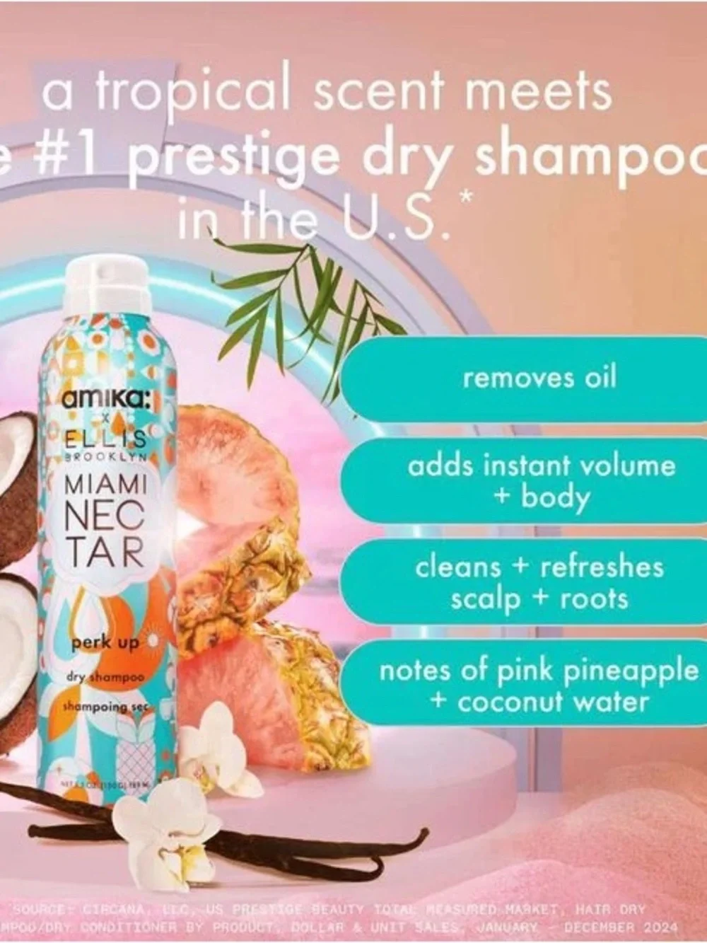 NEW Amika x Ellis Brooklyn Miami Nectar Perk Up Dry Shampoo